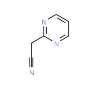 Pyrimidin-2-ylacetonitrile (CAS 1000564-45-3) - chemical structure image