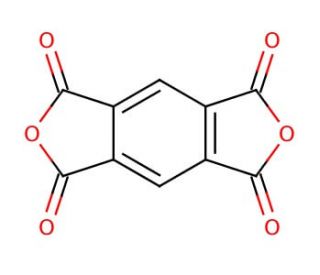 Pyromellitic dianhydride (CAS 89-32-7) - chemical structure image