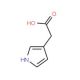 (Pyrrol-3-yl)-acetic acid (CAS 86688-96-2) - chemical structure image