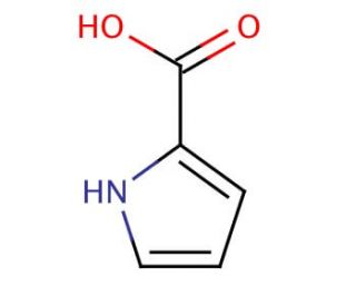 Pyrrole-2-carboxylic acid (CAS 634-97-9) - chemical structure image