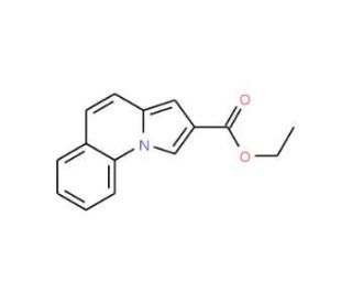 Pyrrolo[1,2-a]quinoline-2-carboxylic acid ethyl ester (CAS 76577-82-7) - chemical structure image