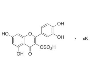 Quercetin 3-Sulfate Potassium Salt (CAS 121241-74-5) - chemical structure image