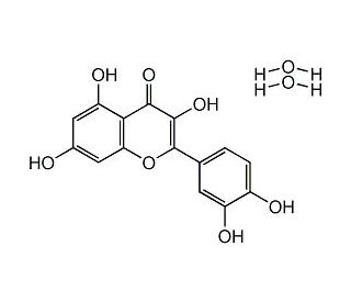 Quercetin Dihydrate (CAS 6151-25-3) - chemical structure image