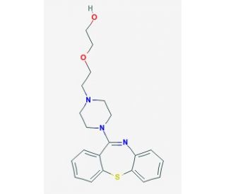 quetiapine (CAS 111974-69-7) - chemical structure image