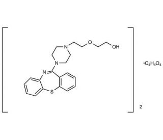 Quetiapine Fumarate (CAS 111974-72-2) - chemical structure image