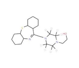 Quetiapine Hydroxy Impurity-d8 - chemical structure image
