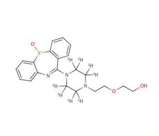 Quetiapine Sulfoxide-d8 - chemical structure image