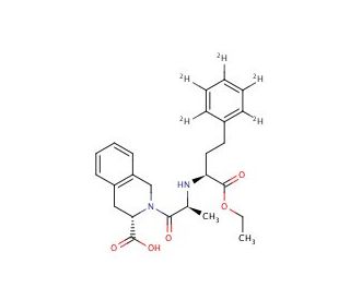 Quinapril-d5, Hydrochloride (CAS 1356020-03-5) - chemical structure image