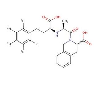 Quinaprilat-d5 (CAS 1279034-23-9) - chemical structure image
