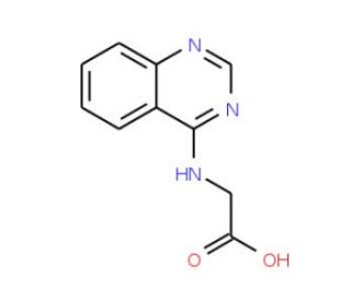 (quinazolin-4-ylamino)acetic acid (CAS 55040-11-4) - chemical structure image