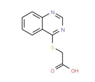(Quinazolin-4-ylsulfanyl)-acetic acid - chemical structure image