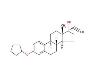Quinestrol (CAS 152-43-2) - chemical structure image