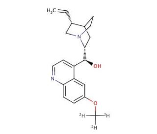 Quinidine-d3 (CAS 1267657-68-0) - chemical structure image