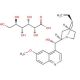 Quinidine gluconate salt (CAS 7054-25-3) - chemical structure image