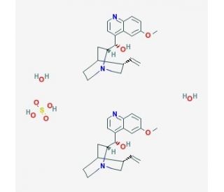 Quinidine sulfate dihydrate (CAS 6591-63-5) - chemical structure image