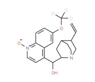 Quinine-d3 1&prime;-Oxide - chemical structure image