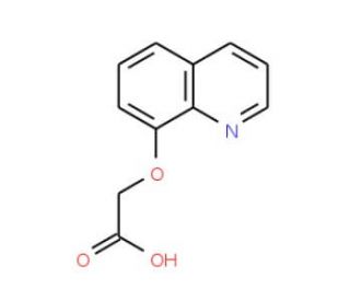 (Quinolin-8-yloxy)-acetic acid (CAS 5326-89-6) - chemical structure image