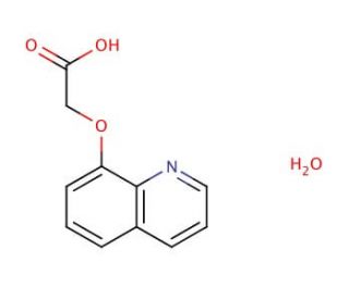 (Quinolin-8-yloxy)-acetic acid hydrate - chemical structure image