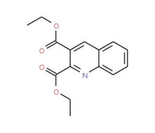 Quinoline-2,3-dicarboxylic acid diethyl ester (CAS 32413-08-4) - chemical structure image