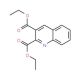 Quinoline-2,3-dicarboxylic acid diethyl ester (CAS 32413-08-4) - chemical structure image