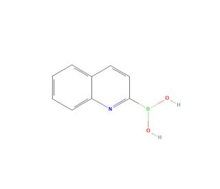 Quinoline-2-boronic acid (CAS 745784-12-7) - chemical structure image