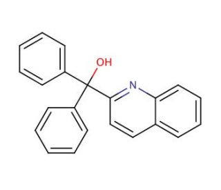 Quinoline-2-yl diphenyl methanol (CAS 30836-61-4) - chemical structure image