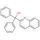 Quinoline-2-yl diphenyl methanol (CAS 30836-61-4) - chemical structure image