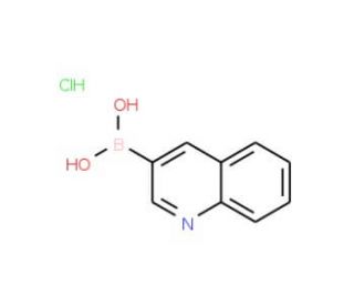 Quinoline-3-boronic acid hydrochloride (CAS 850568-71-7) - chemical structure image