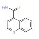 Quinoline-4-carbothioic acid amide (CAS 74585-98-1) - chemical structure image