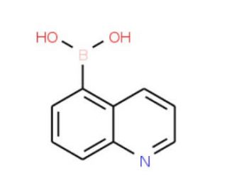 Quinoline-5-boronic acid (CAS 355386-94-6) - chemical structure image