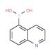 Quinoline-5-boronic acid (CAS 355386-94-6) - chemical structure image