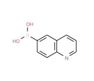 Quinoline-6-boronic acid (CAS 376581-24-7) - chemical structure image