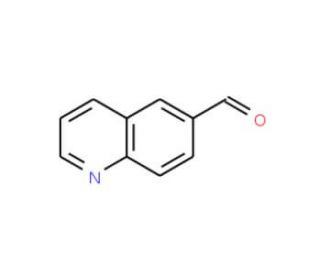 Quinoline-6-carboxaldehyde (CAS 4113-04-6) - chemical structure image