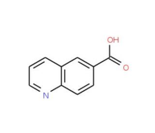 Quinoline-6-carboxylic acid (CAS 10349-57-2) - chemical structure image