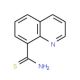 Quinoline-8-carbothioic acid amide (CAS 62216-06-2) - chemical structure image
