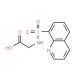 (Quinoline-8-sulfonylamino)acetic acid - chemical structure image