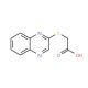(Quinoxalin-2-ylthio)acetic acid (CAS 69001-90-7) - chemical structure image