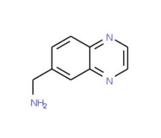 (Quinoxalin-6-ylmethyl)amine (CAS 872047-67-1) - chemical structure image