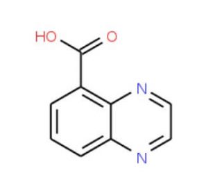 Quinoxaline-5-carboxylic acid (CAS 6924-66-9) - chemical structure image