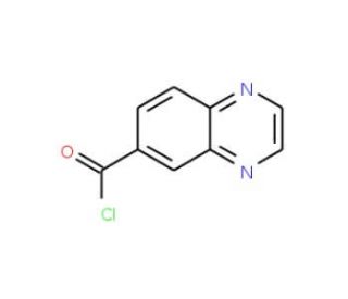 Quinoxaline-6-carbonyl chloride (CAS 258503-93-4) - chemical structure image