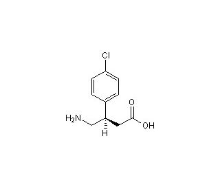 R-(&plus;)-Baclofen (free base) (CAS 69308-37-8) - chemical structure image
