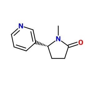 R-(&plus;)-Cotinine (CAS 32162-64-4) - chemical structure image