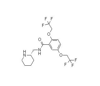 R-(&minus;)-Flecainide (CAS 99495-90-6) - chemical structure image
