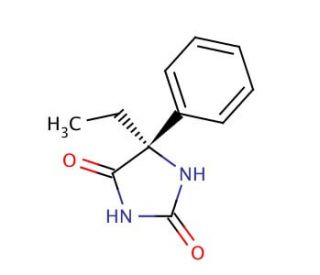 R-(&minus;)-N-Desmethyl Mephenytoin (CAS 65567-32-0) - chemical structure image