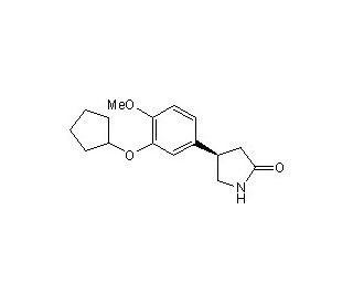 R-(&minus;)-Rolipram (CAS 85416-75-7) - chemical structure image