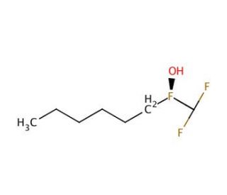 (R)-(&plus;)-1,1,1-Trifluoro-2-octanol (CAS 121170-45-4) - chemical structure image