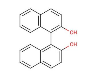 (R)-(&plus;)-1,1&prime;-Bi(2-naphthol) (CAS 18531-94-7) - chemical structure image