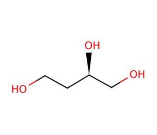 (R)-(&plus;)-1,2,4-Butanetriol (CAS 70005-88-8) - chemical structure image