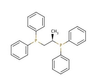 (R)-(&plus;)-1,2-Bis(diphenylphosphino)propane (CAS 67884-32-6) - chemical structure image