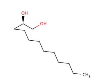 (R)-(&plus;)-1,2-Dodecanediol (CAS 85514-84-7) - chemical structure image